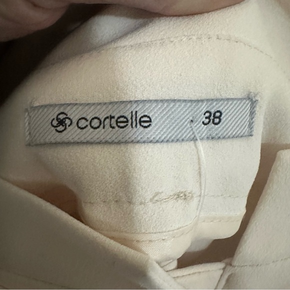 Cortelle Cream High Waist Shorts - Picture 3 of 5
